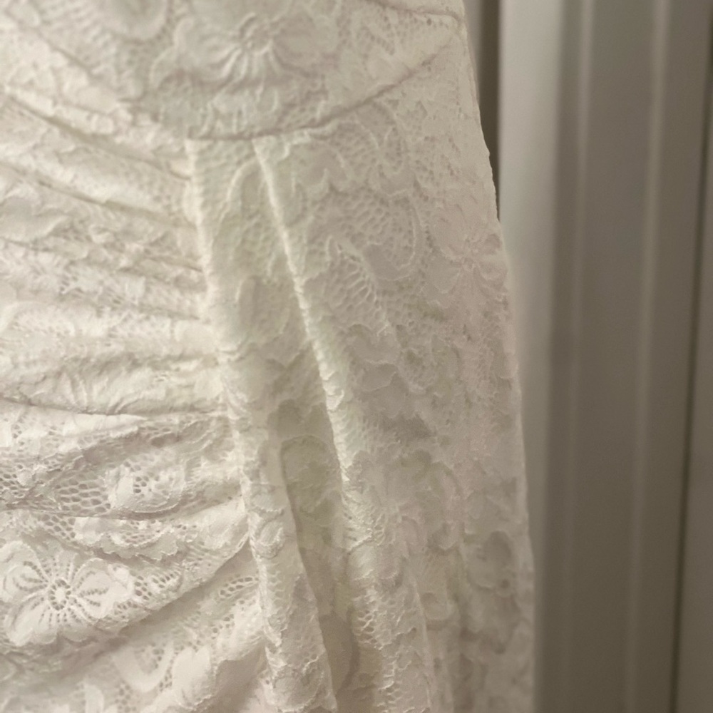 Gifted to Joss 🥰 Elegant One-Shoulder White Gown - Picture 7 of 16